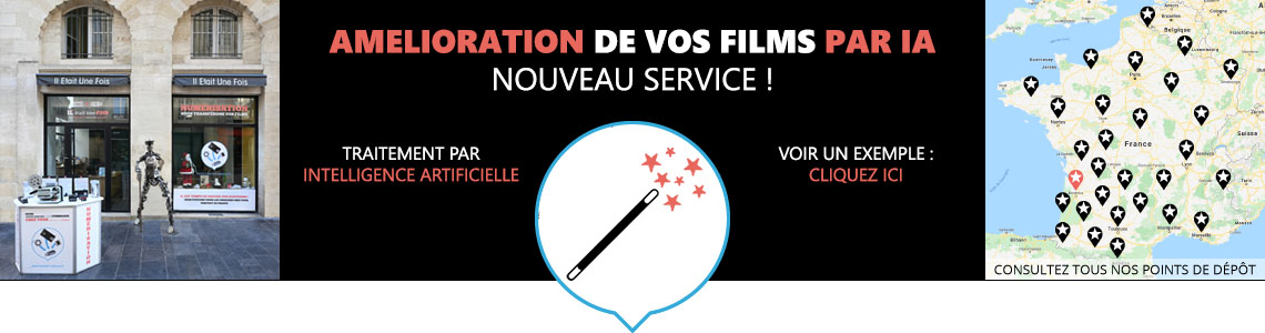 Amélioration de films anciens par intelligence artificielle - Il Était Une Fois Bordeaux